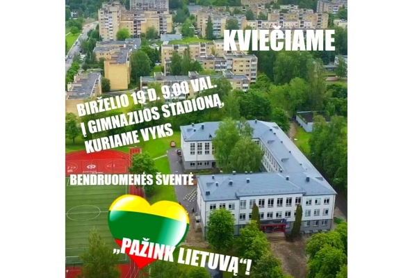Birželio 19 d. - bendruomenės šventė „Pažink Lietuvą“